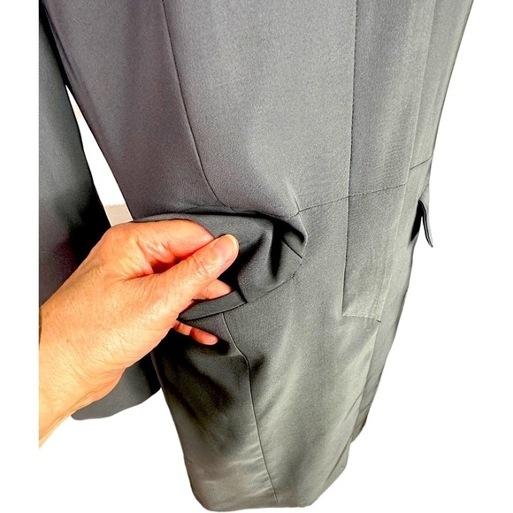 Esisto Conbipel Italy Gray All Season Lined Coat 42 - Picture 5 of 10